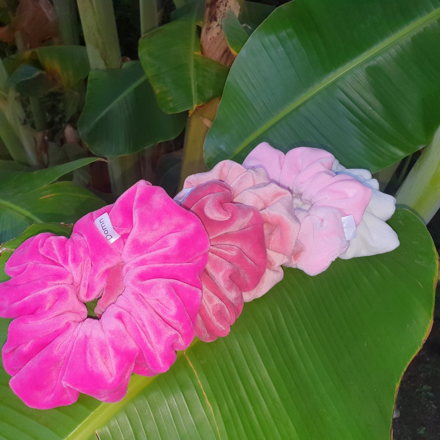 SCRUNCHIES ΒΕΛΟΥΔΙΝΑ ΡΟΖ-ΦΟΥΞ 10004