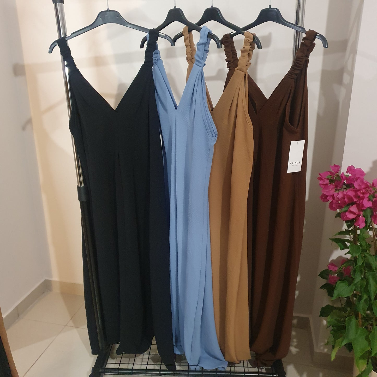 Μακρύ Αέρινο Φόρεμα μαύρο– Ιδανικό από Πρωί έως Βράδυ 90014