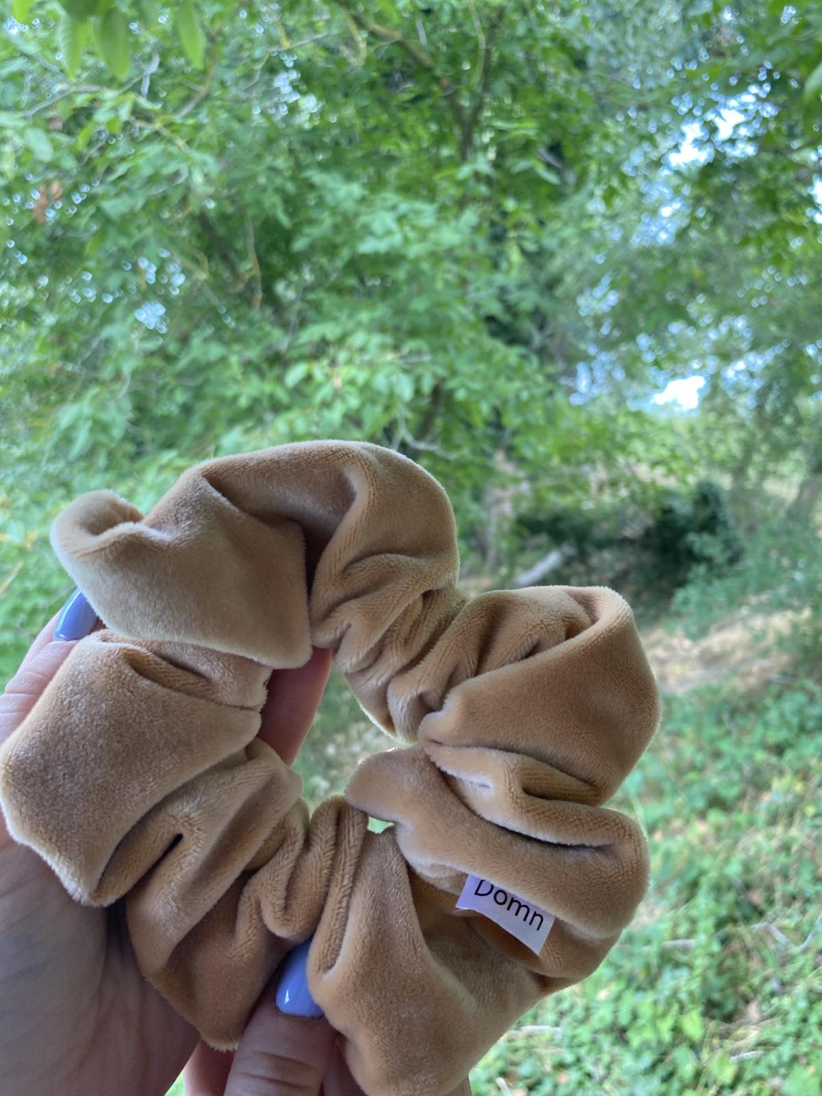 SCRUNCHIES ΒΕΛΟΥΔΙΝΑ BUTTER CARAMEL 10001
