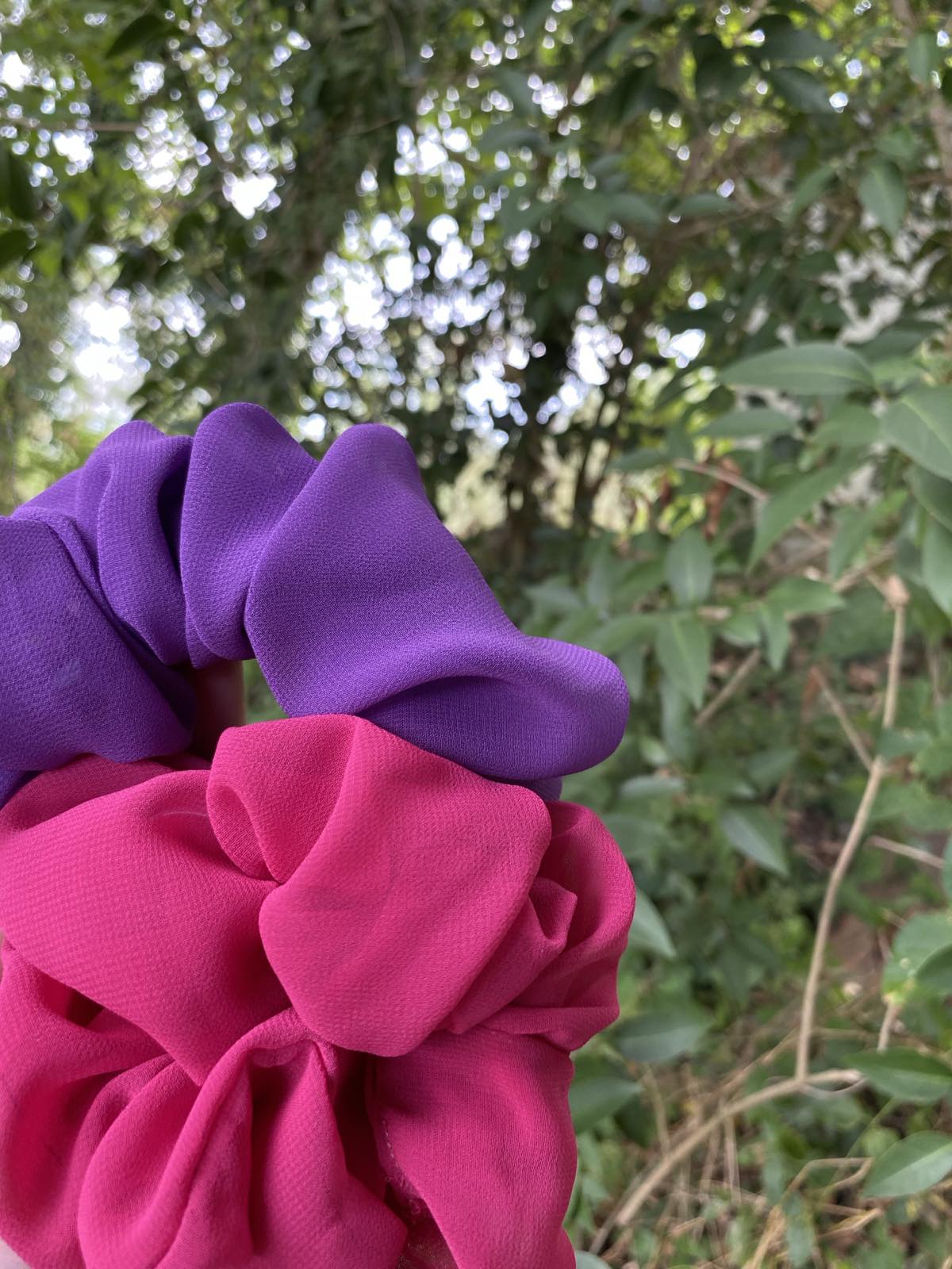 SCRUNCHIES ΜΟΥΣΕΛΙΝΑ ΦΟΥΞ 10013