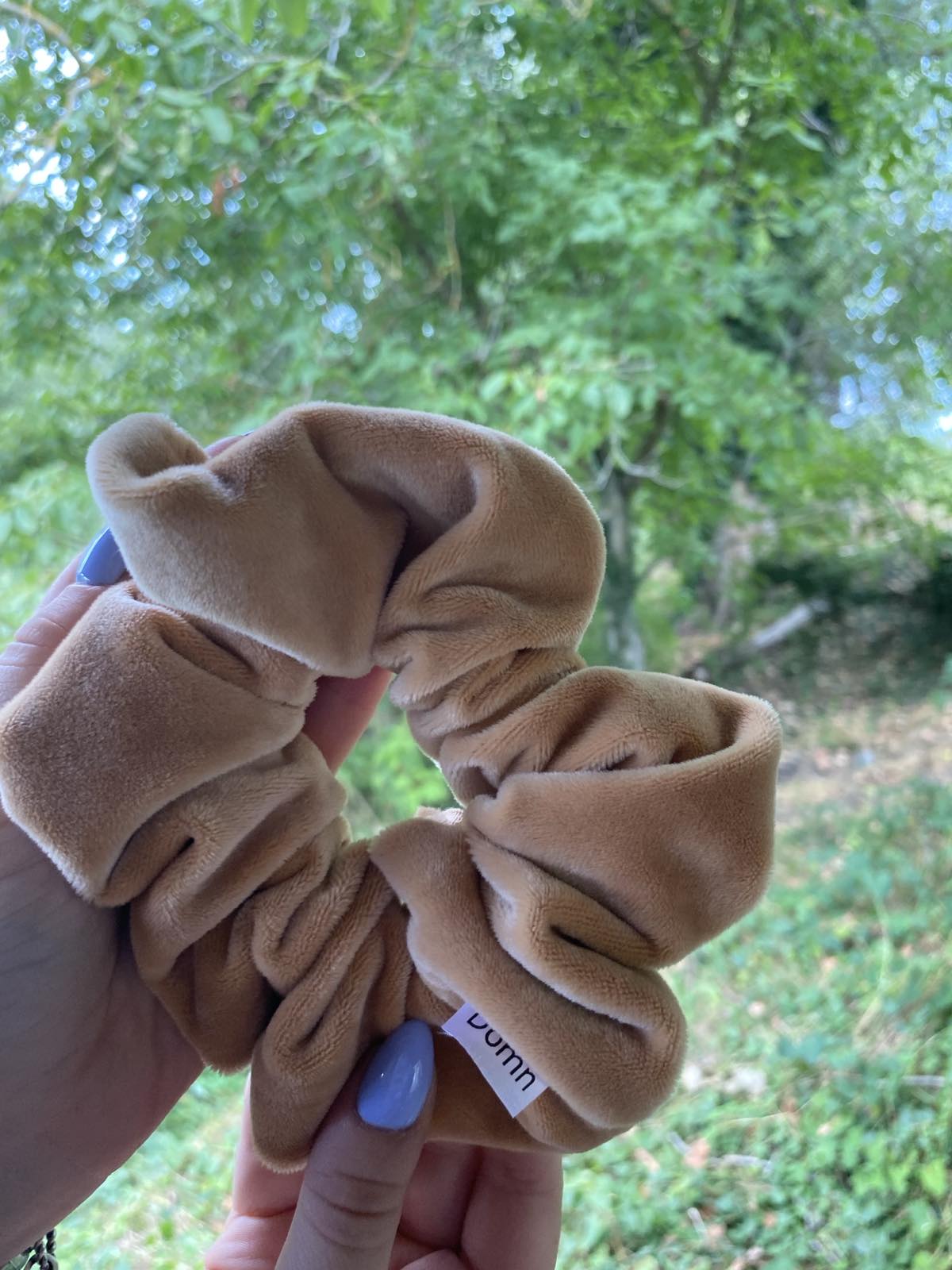 SCRUNCHIES ΒΕΛΟΥΔΙΝΑ BUTTER CARAMEL 10001