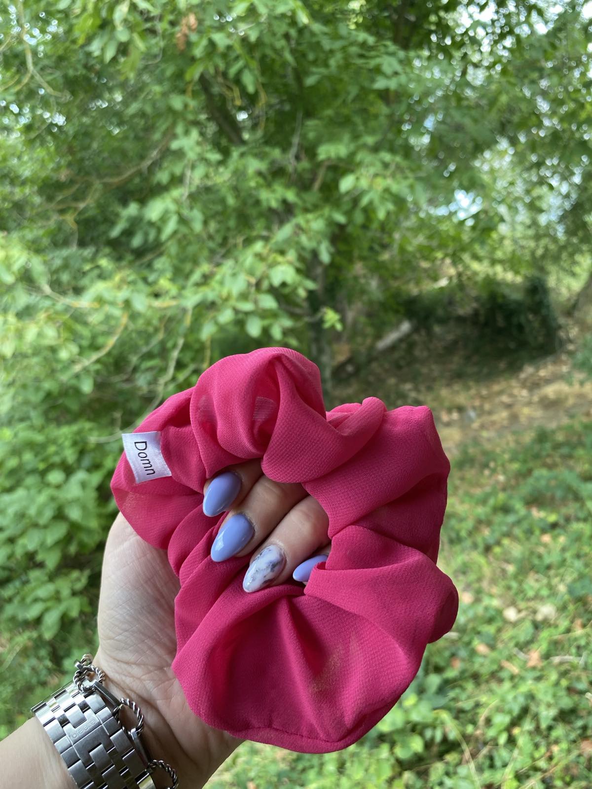 SCRUNCHIES ΜΟΥΣΕΛΙΝΑ ΦΟΥΞ 10013