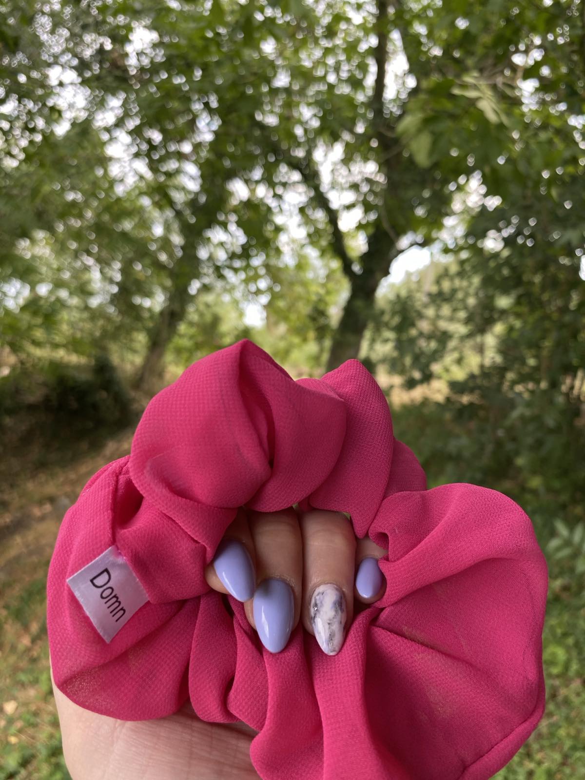 SCRUNCHIES ΜΟΥΣΕΛΙΝΑ ΦΟΥΞ 10013