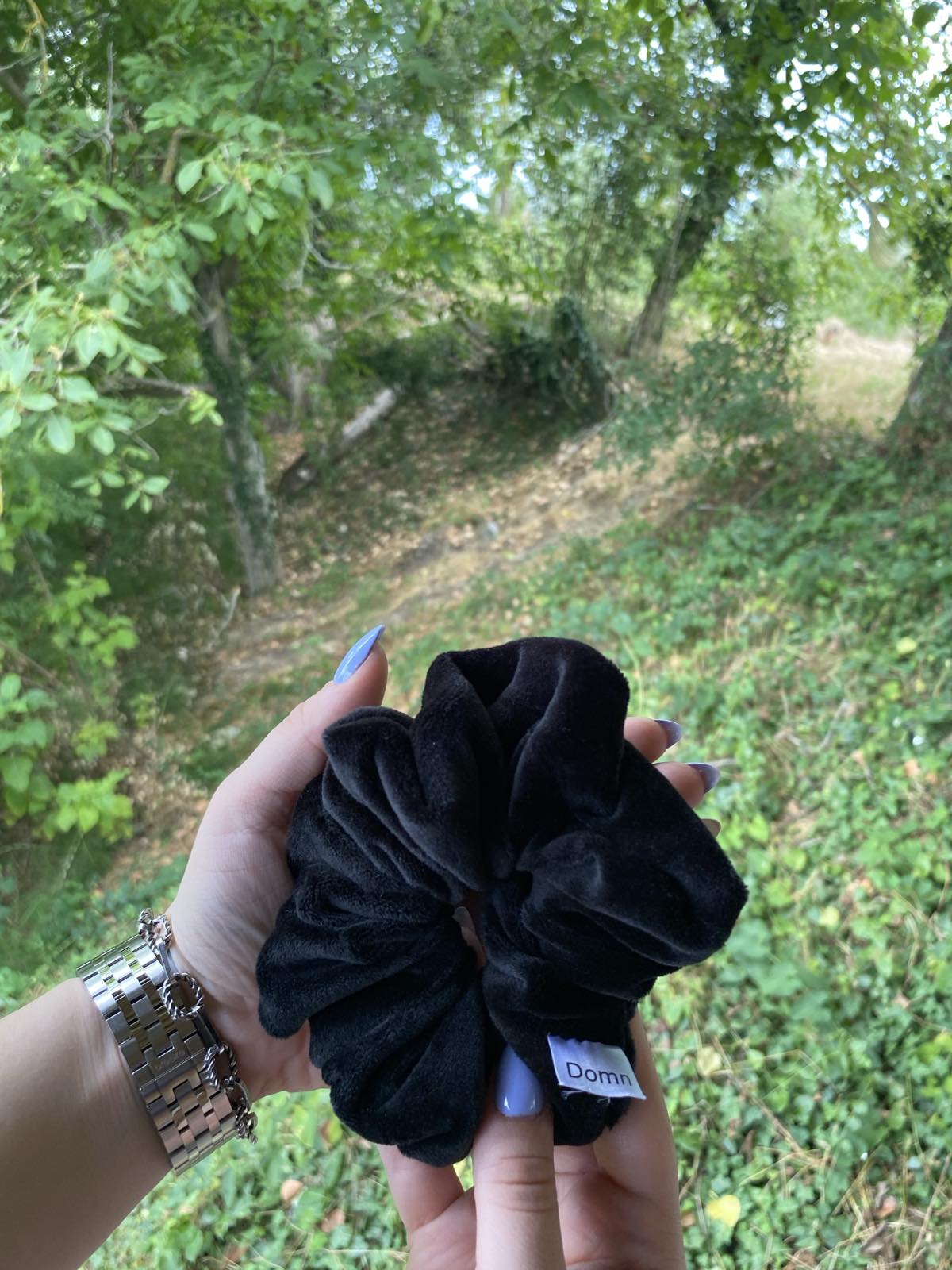 SCRUNCHIES ΒΕΛΟΥΔΙΝΑ ΜΑΥΡΟ 10012