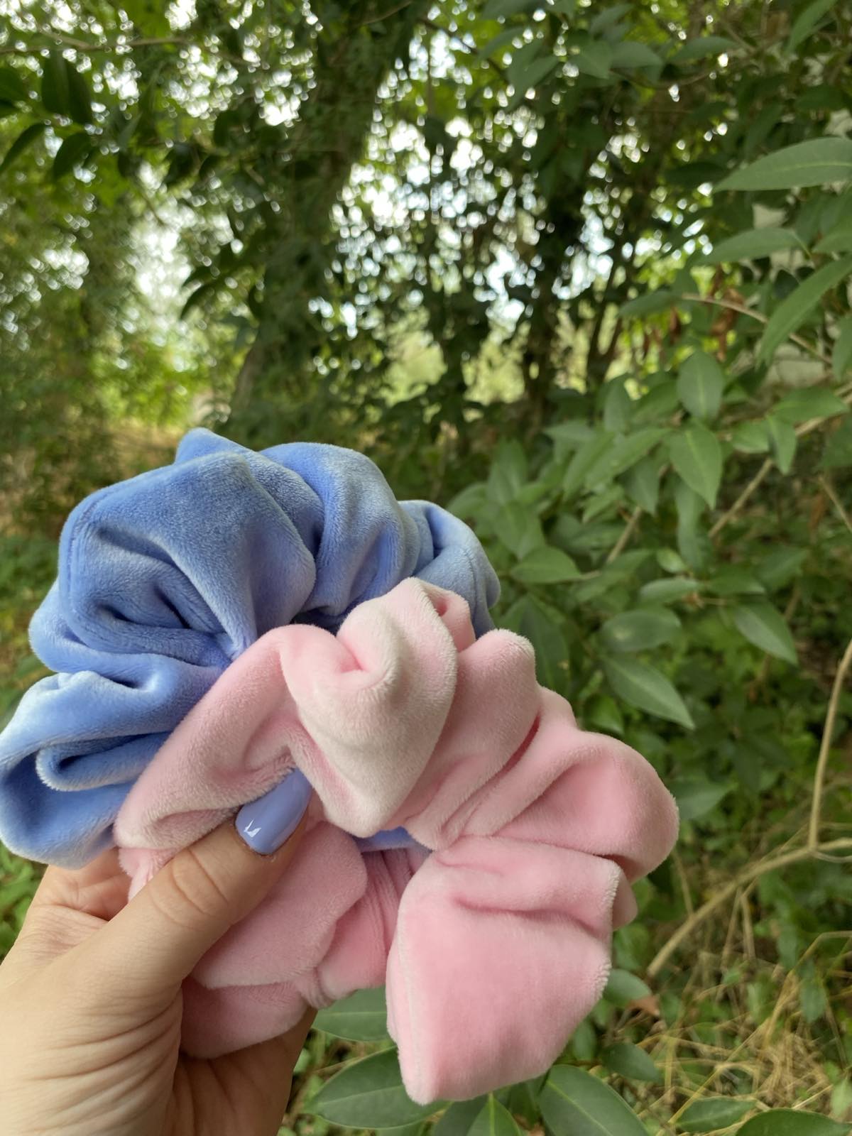 SCRUNCHIES ΒΕΛΟΥΔΙΝΑ ΓΑΛΑΖΙΟ 10009