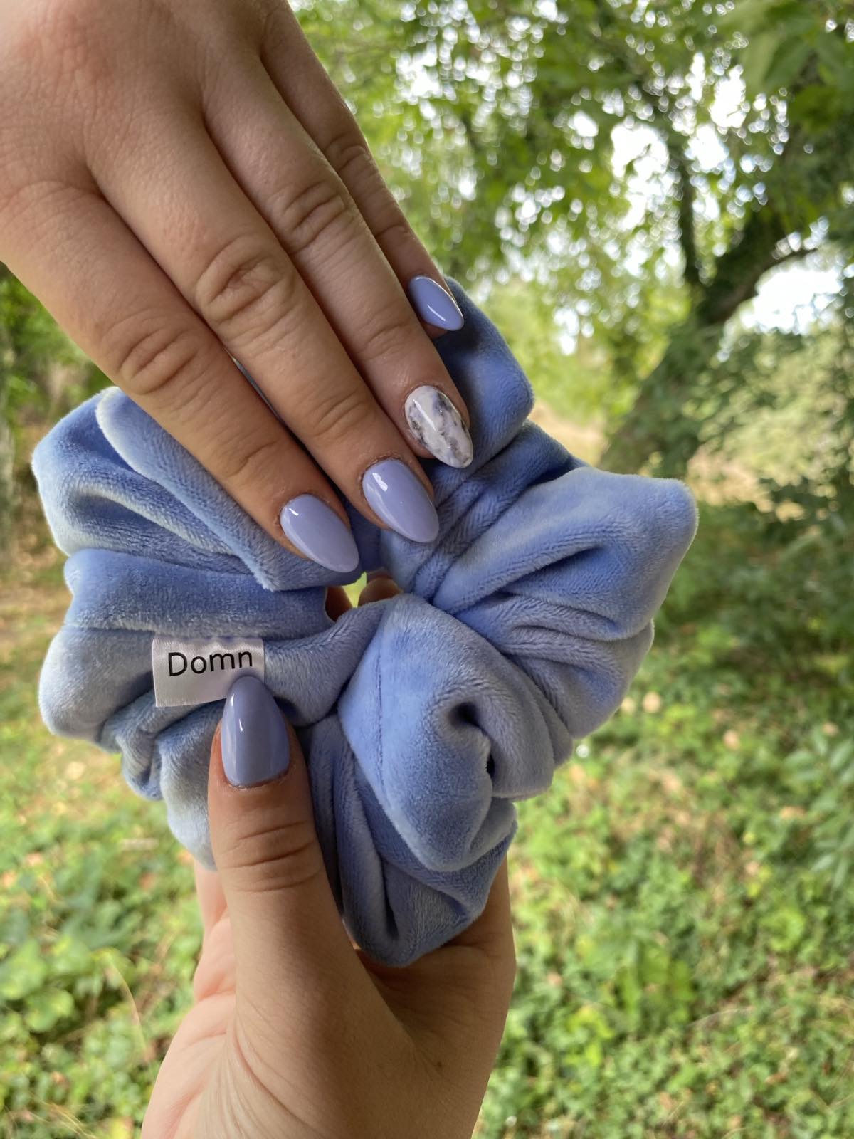 SCRUNCHIES ΒΕΛΟΥΔΙΝΑ ΓΑΛΑΖΙΟ 10009