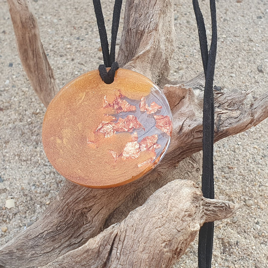 ΚΡΕΜΑΣΤΟ ΑΠΟ ΥΓΡΟ ΓΥΑΛΙ ΜΙΣΟ ΧΡΥΣΟ 30cm 70005