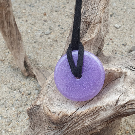 ΚΡΕΜΑΣΤΟ ΑΠΟ ΥΓΡΟ ΓΥΑΛΙ ΜΩΒ 15cm 70018