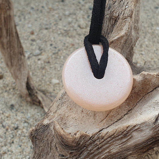 ΚΡΕΜΑΣΤΟ ΑΠΟ ΥΓΡΟ ΓΥΑΛΙ ΡΟΖ NUDE 15cm 70022