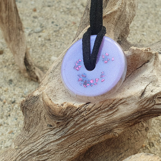 ΚΡΕΜΑΣΤΟ ΑΠΟ ΥΓΡΟ ΓΥΑΛΙ ΜΙΣΟ ΜΩΒ 15cm 70025