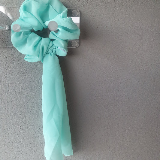 SCRUNCHIES ΜΟΥΣΕΛΙΝΑ ΒΕΡΑΜΑΝ ΜΕ ΜΑΚΡΙΑ ΚΟΡΔΕΛΑ ΓΙΑ ΜΑΛΛΙΑ 10060