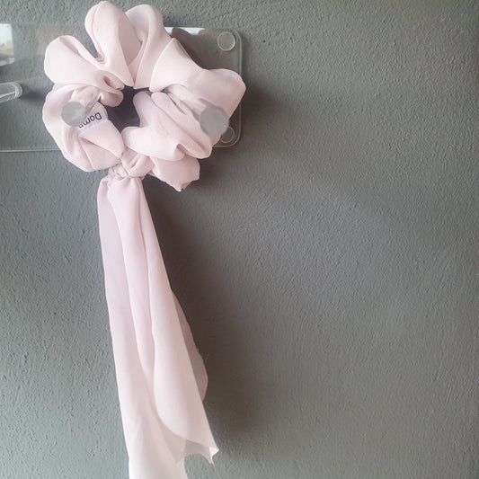 SCRUNCHIES ΜΟΥΣΕΛΙΝΑ ΠΟΥΔΡΑ 10050