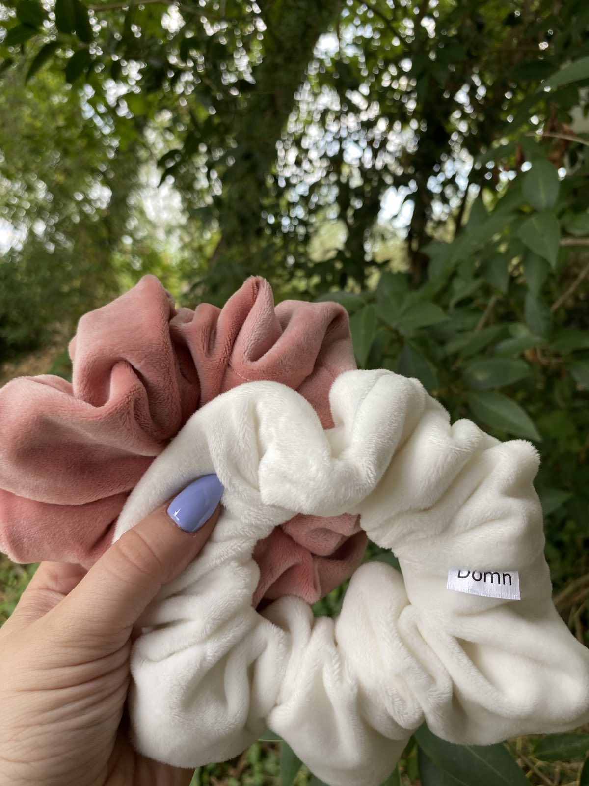 SCRUNCHIES ΒΕΛΟΥΔΙΝΑ ΛΕΥΚΟ 10003