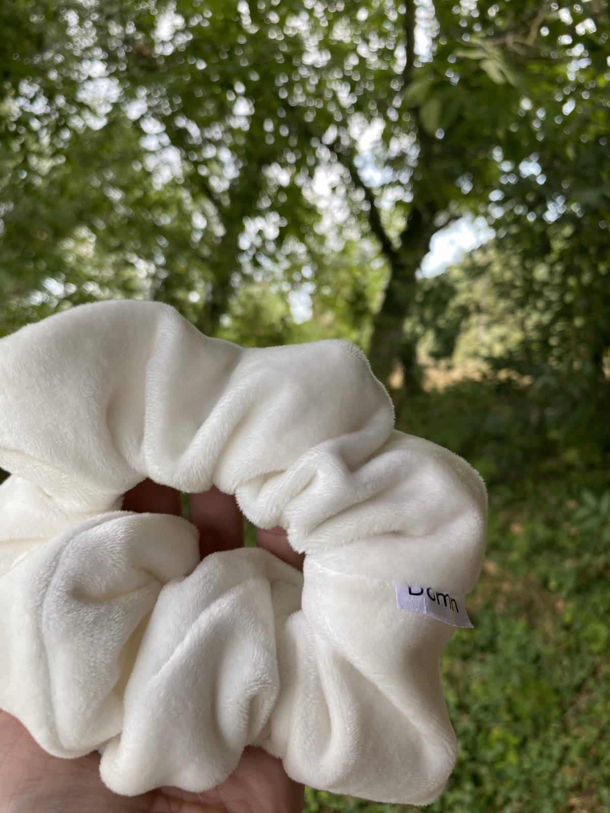 SCRUNCHIES ΒΕΛΟΥΔΙΝΑ ΛΕΥΚΟ 10003