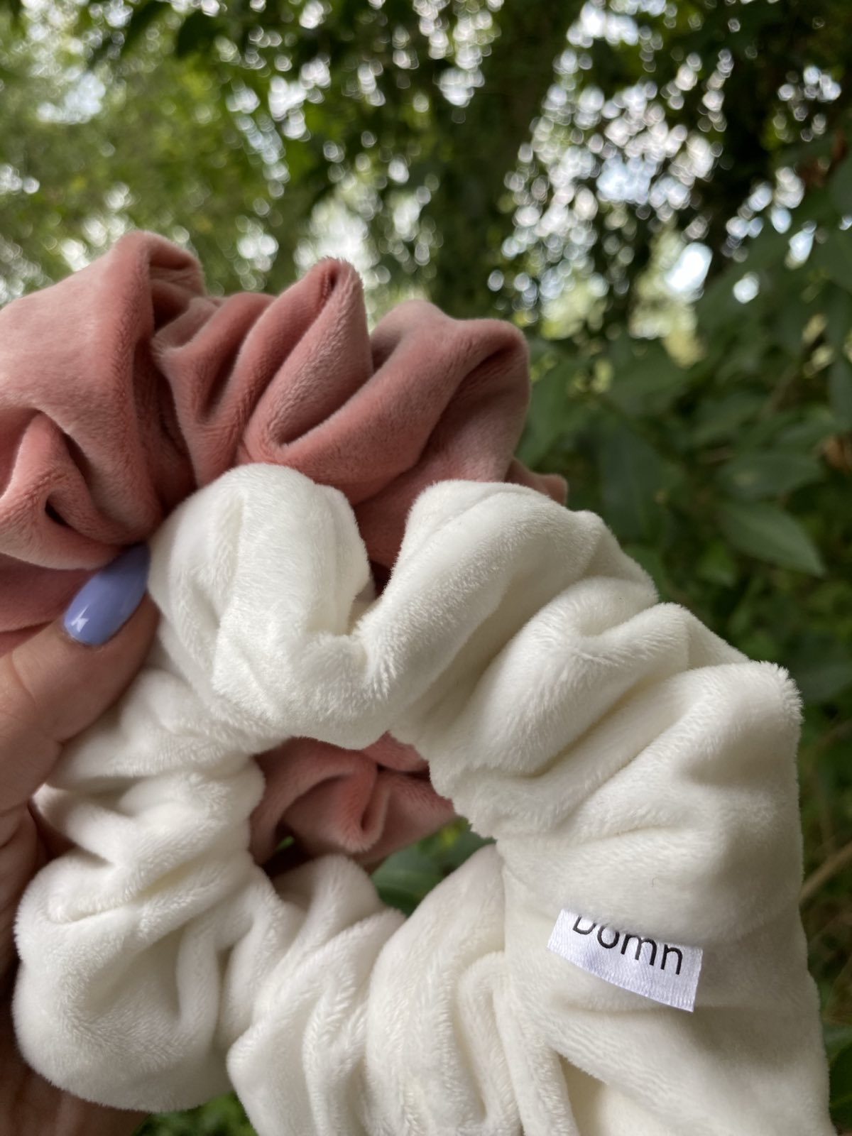 SCRUNCHIES ΒΕΛΟΥΔΙΝΑ ΛΕΥΚΟ 10003
